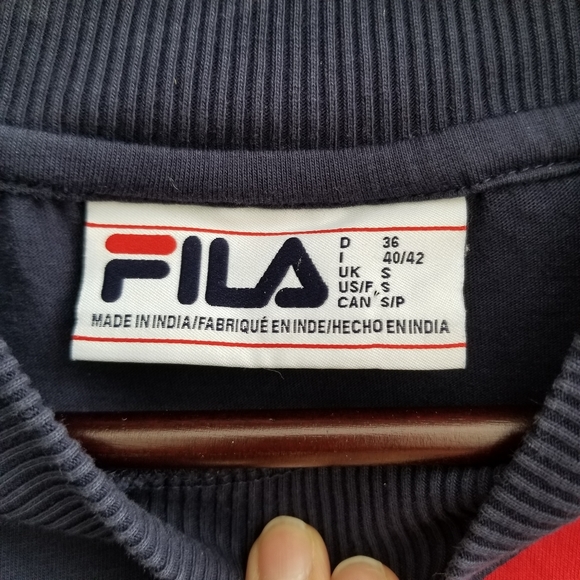 FILA Ayeka long sleeve crop top athletic shirt S - Picture 3 of 5